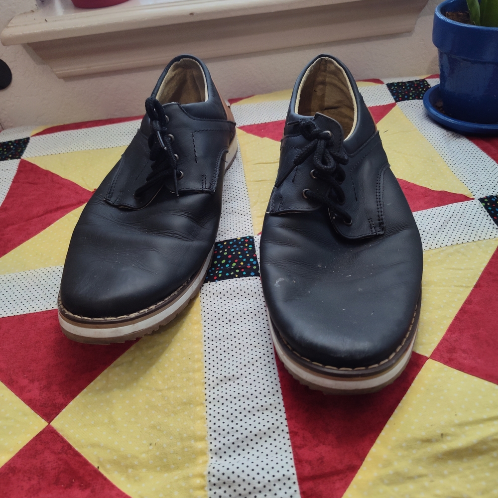 Classic Black Men's Derby Shoes